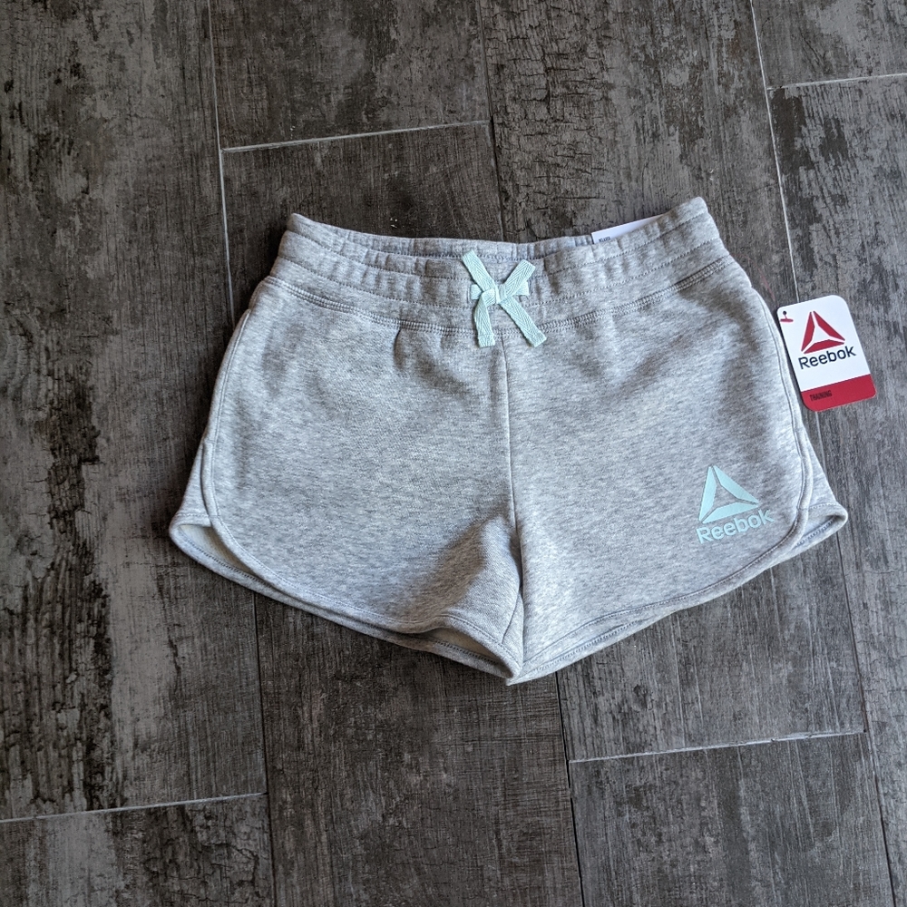 REEBOK French Terry Girls Training Shorts M 7-8
